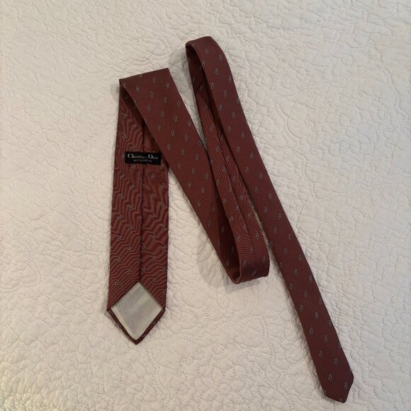 Vintage Christian Dior Monsieur Neck Tie - Picture 4 of 5